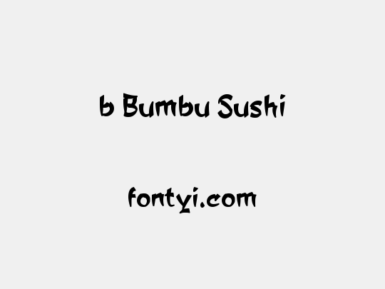 b Bumbu Sushi