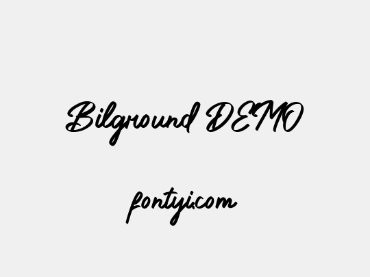 Bilground DEMO