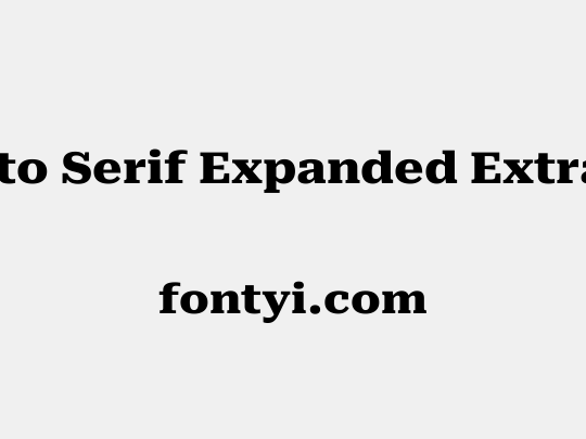 Roboto Serif Expanded ExtraBold