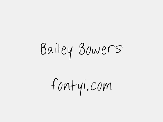 Bailey Bowers