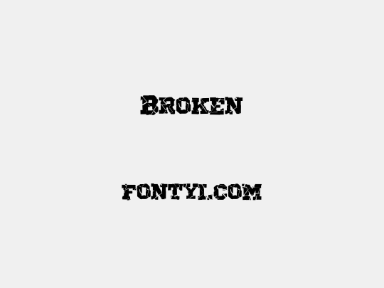 Broken