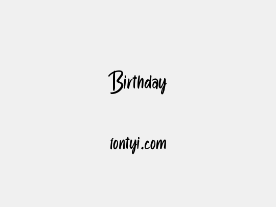 Birthday