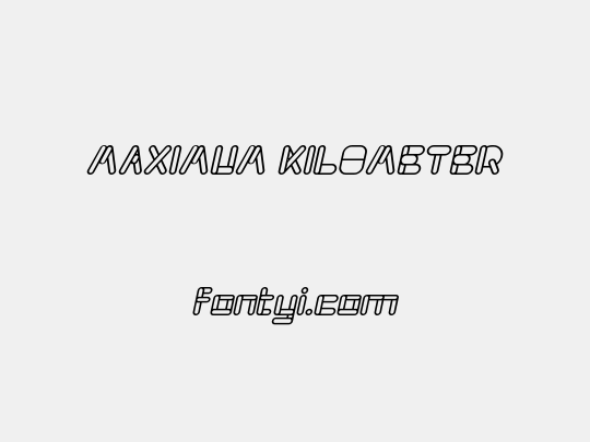 MAXIMUM KILOMETER