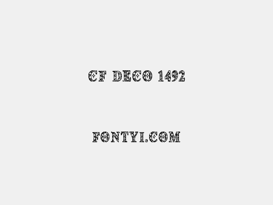 CF Deco 1492