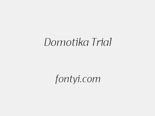 Domotika Trial