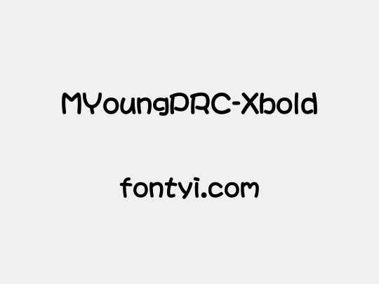 MYoungPRC-Xbold