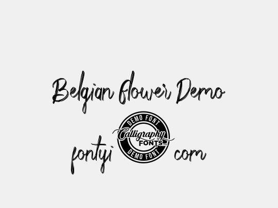 Belgian Flower Demo