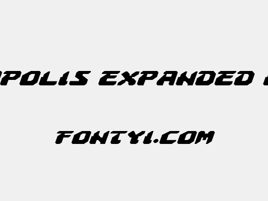 Astropolis Expanded Italic