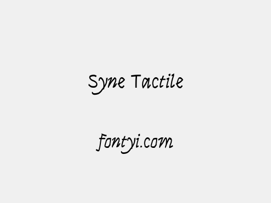 Syne Tactile
