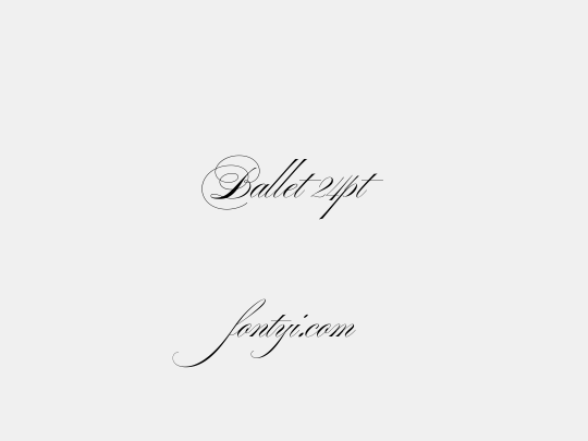 Ballet 24pt