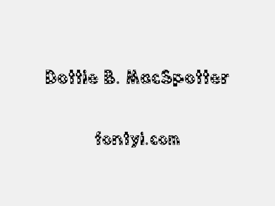 Dottie B. MacSpotter