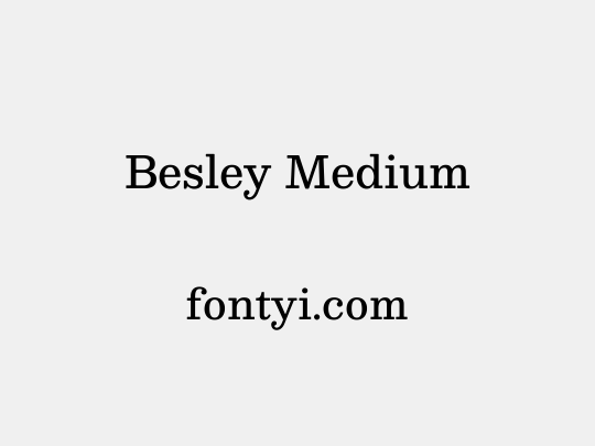 Besley Medium
