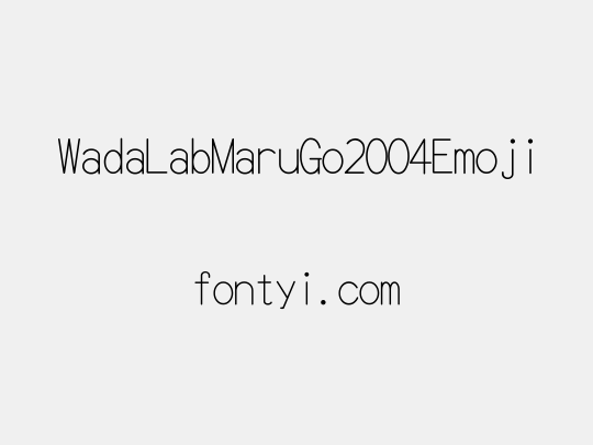 WadaLabMaruGo2004Emoji