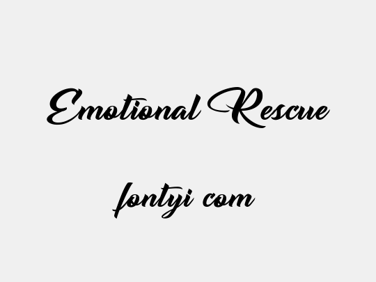 Emotional Rescue
