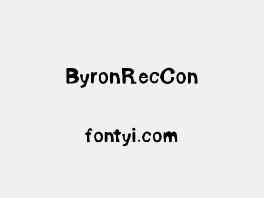 ByronRecCon