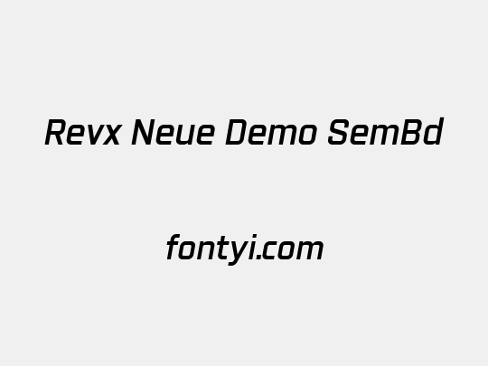 Revx Neue Demo SemBd