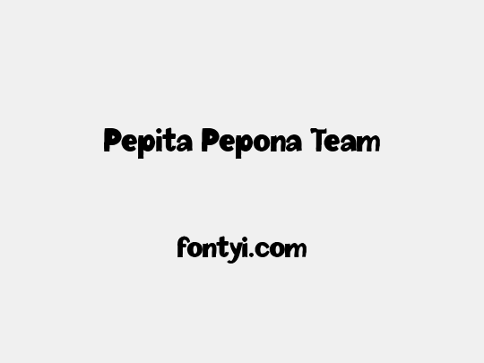 Pepita Pepona Team