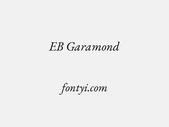 EB Garamond