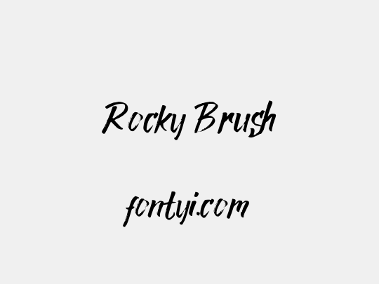 Rocky Brush