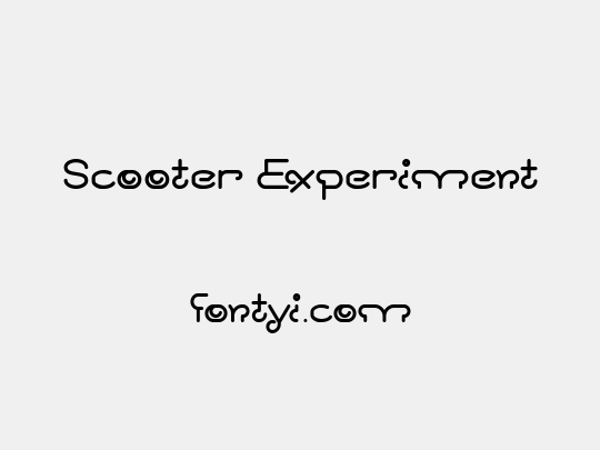 Scooter Experiment