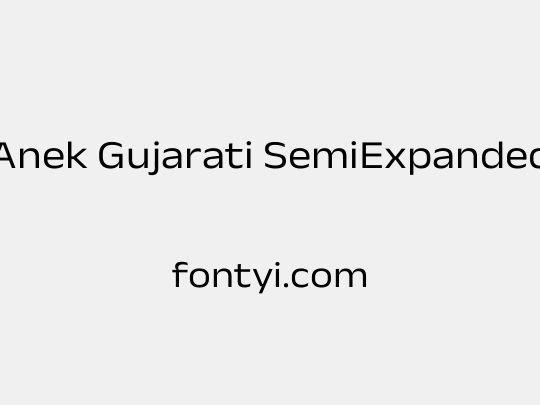 Anek Gujarati SemiExpanded