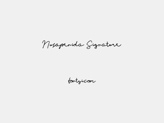 Nusapenida Signature
