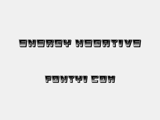 Energy Negative