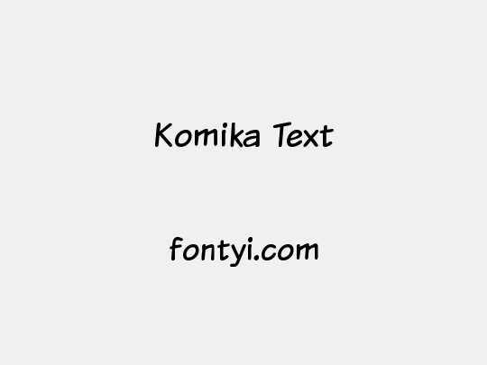Komika Text