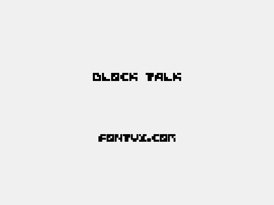 Block Talk