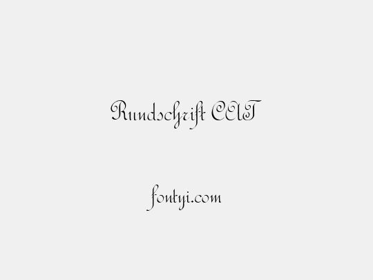 Rundschrift CAT