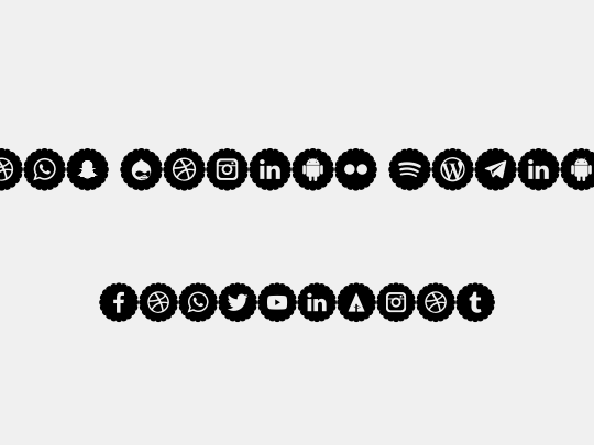 Bottons Social Media 2019