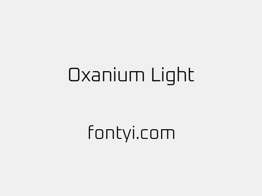 Oxanium Light