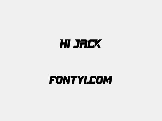 Hi Jack