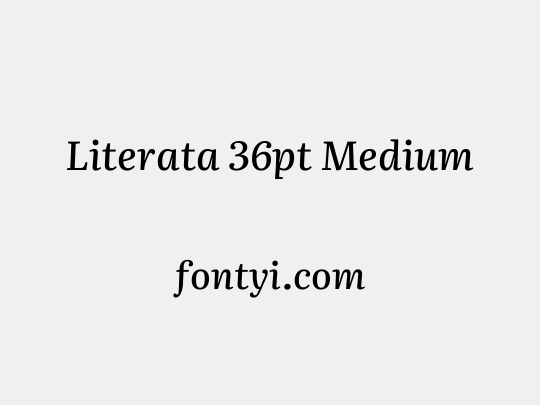 Literata 36pt Medium