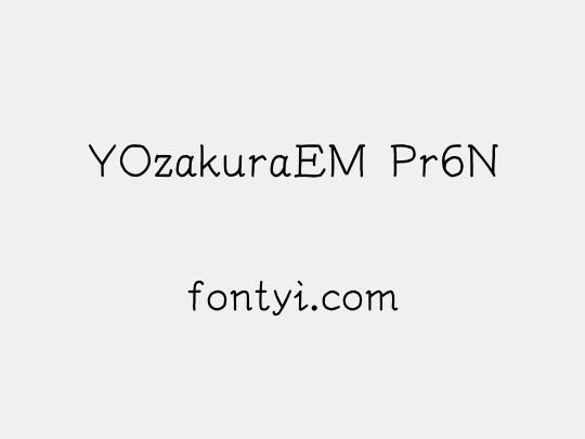 YOzakuraEM Pr6N