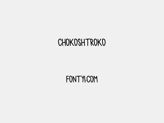 chokoshtroko