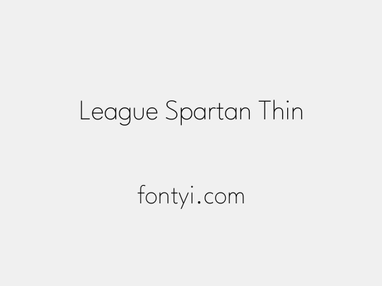 League Spartan Thin