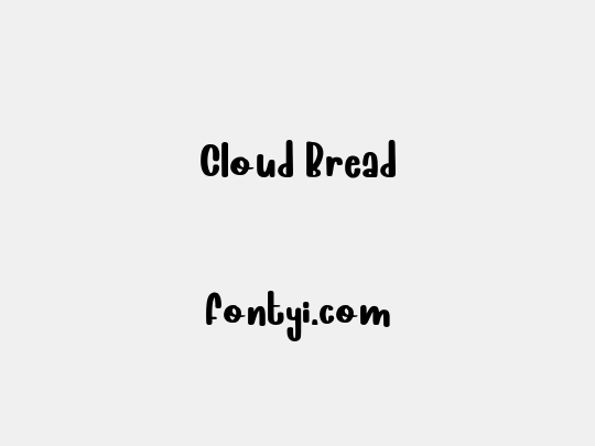 Cloud Bread