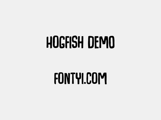 Hogfish DEMO