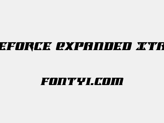 Lifeforce Expanded Italic