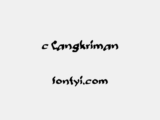 c Cangkriman