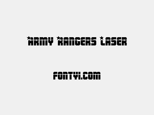 Army Rangers Laser