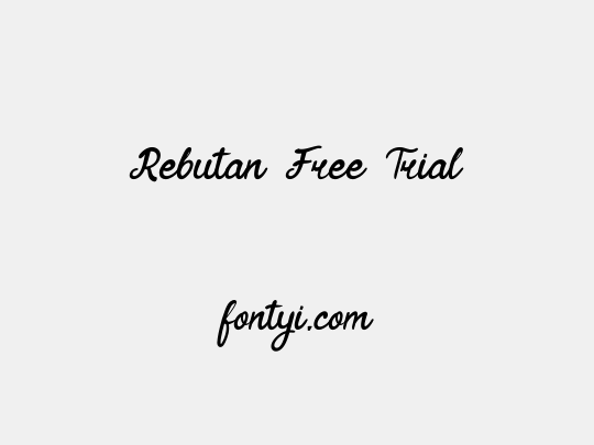 Rebutan Free Trial