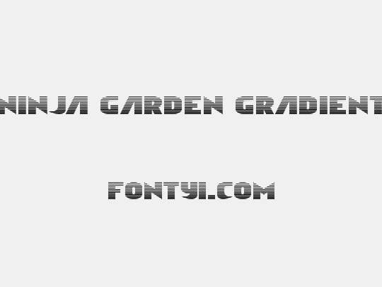Ninja Garden Gradient