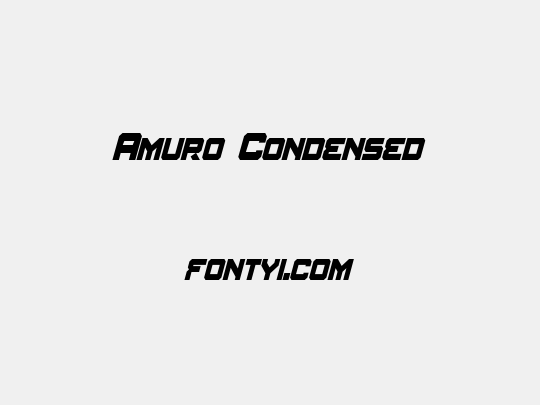 Amuro Condensed