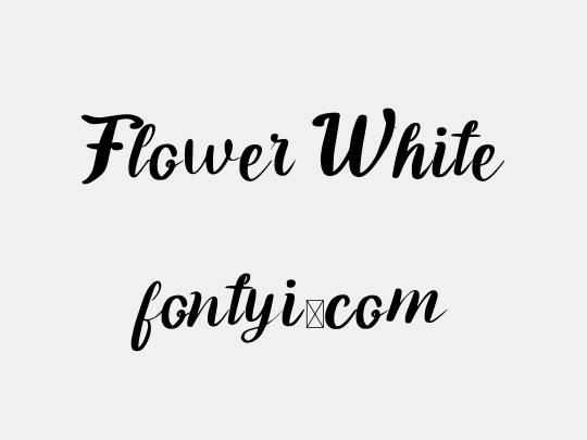 Flower White