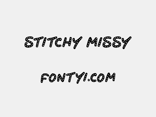 Stitchy Missy