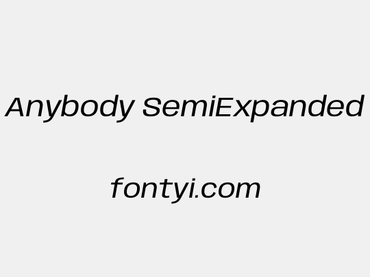 Anybody SemiExpanded