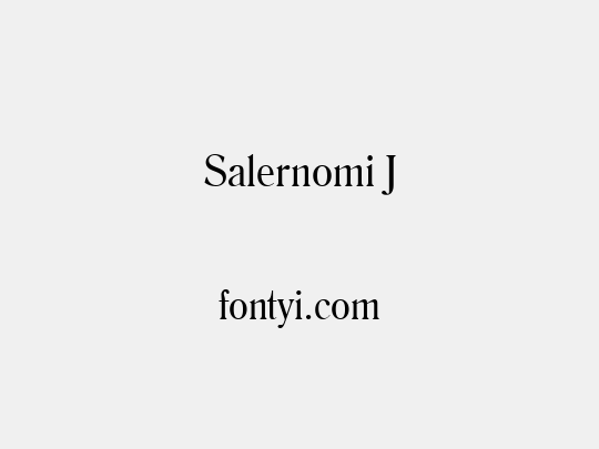 Salernomi J