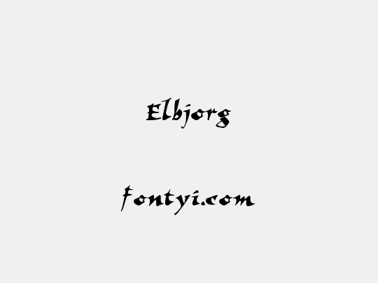 Elbjorg